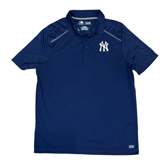 Mlb Genuine Merchandise Other - MLB New York Yankees Mens XL Navy Blue TX3 Cool Performance Polo Shirt